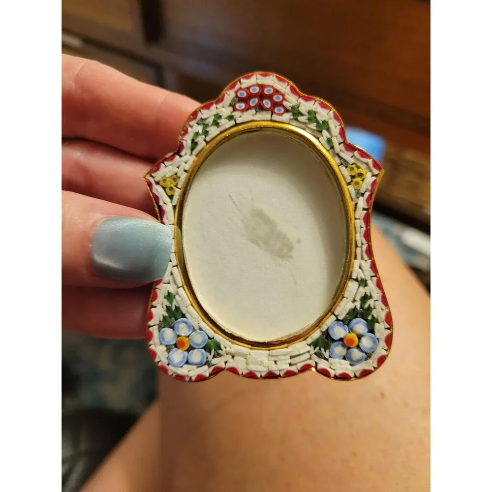 Early 20th century Micro Mosaic Picture Frame, Italy, possibly Antique